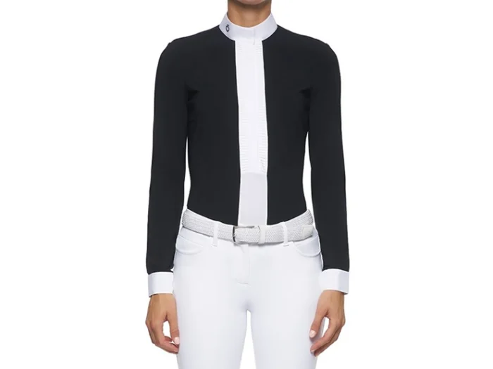 CAMISA CAVALLERIA TOSCANA PLEATED L/S LADY
