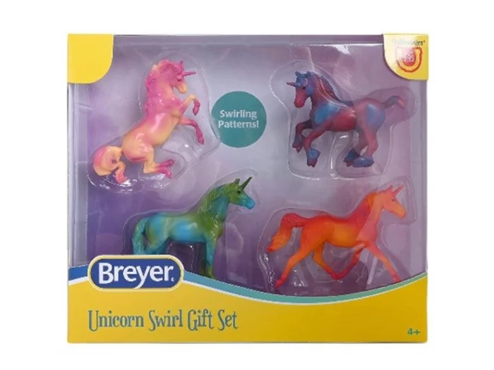 SET UNICORNIOS BREYER GIFT
