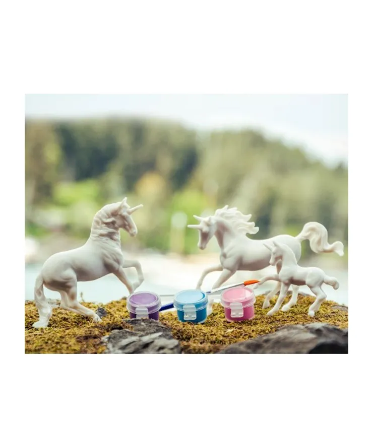 FAMILIA UNICORNIO BREYER X3 PAINT & PLAY - Imagen 2