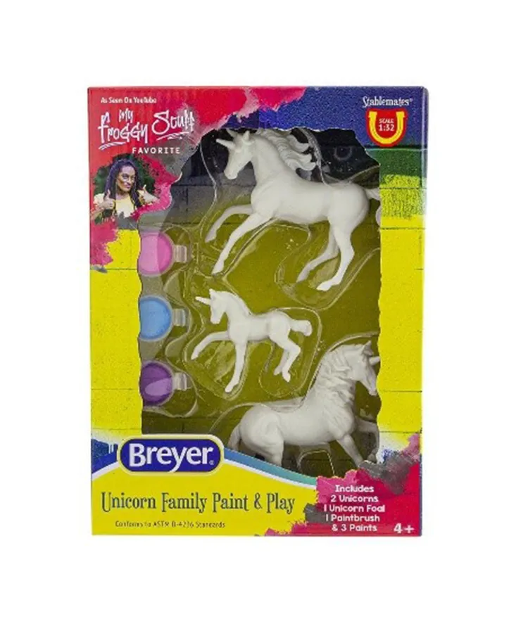 FAMILIA UNICORNIO BREYER X3 PAINT & PLAY - Imagen 3