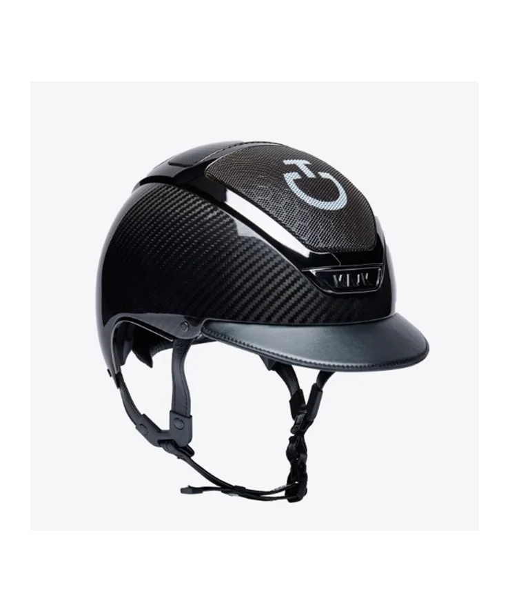 CASCO CAVALLERIA TOSCANA FIBRA CARBONO