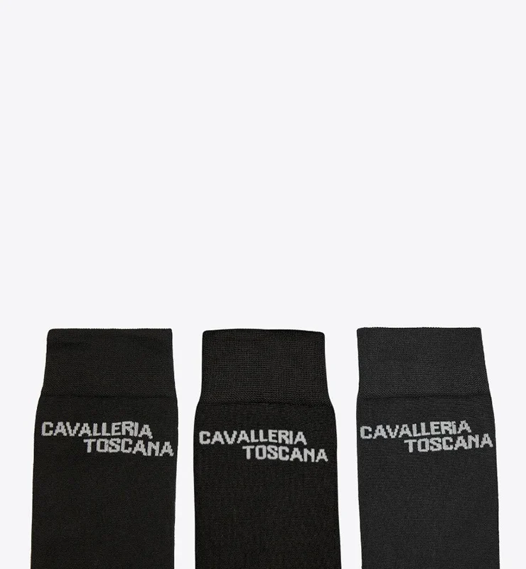 MEDIAS CAVALLERIA TOSCANA JACQUARD PACK X3