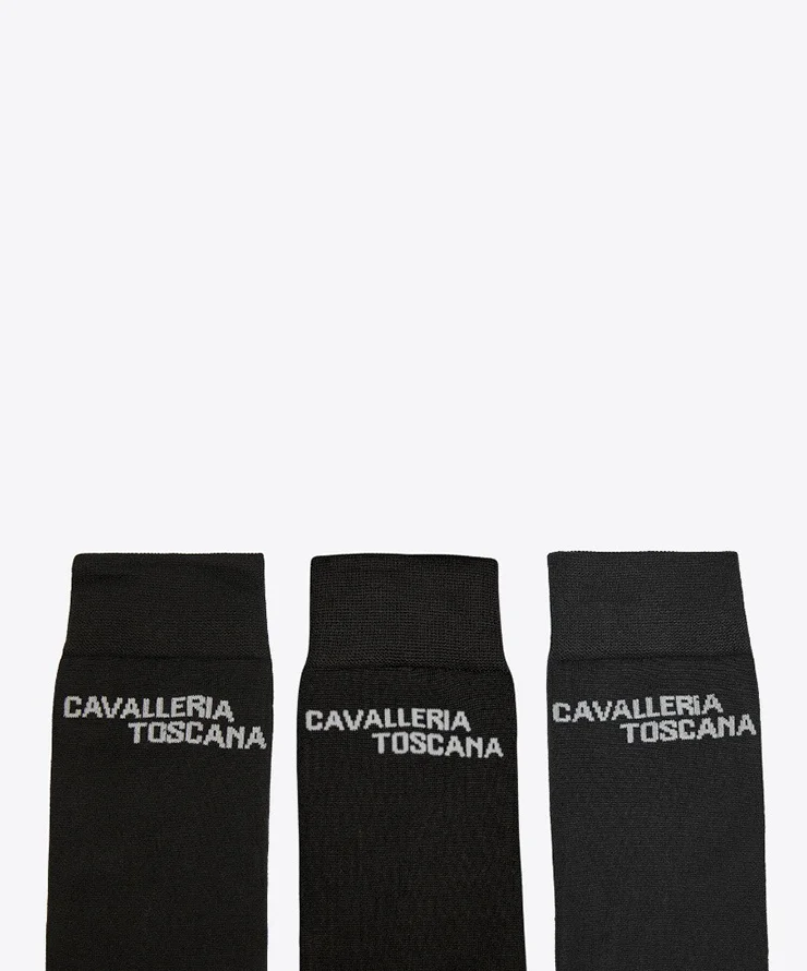 MEDIAS CAVALLERIA TOSCANA JACQUARD PACK X3
